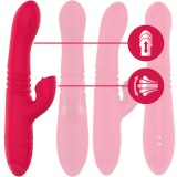 Vibrator multifunctional garantat &ndash; combina mai multe tipuri de stimulare pentru o experienta completa: miscare sus-jos, stimulare clitoridiana cu efe