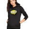 Hanorac dama negru - Smile - L