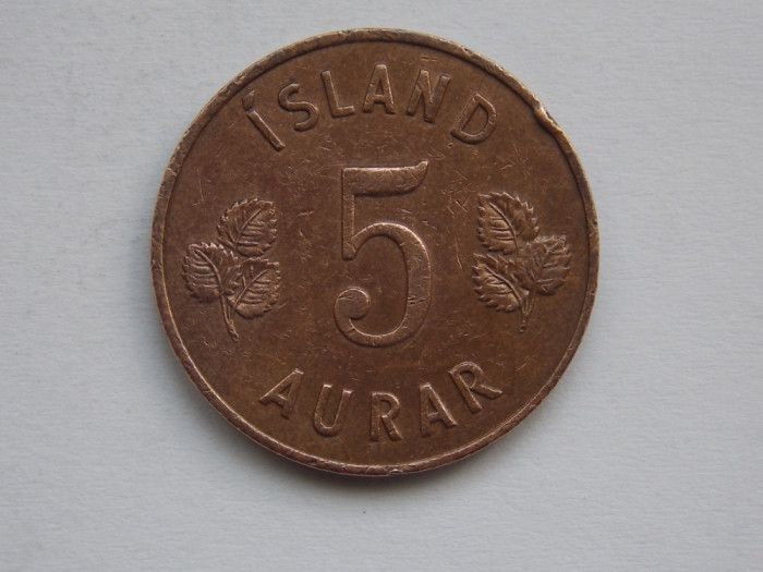 5 AURAR 1965 ISLANDA