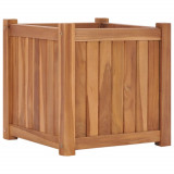 VidaXL Strat &icirc;nălțat, 40 x 40 x 40 cm, lemn masiv de tec