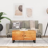Gossi masuta de cafea, 80x50x40 cm, lemn masiv acacia/lemn prelucrat