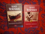 Ernest Hemingway - Batranul si marea + Gradina raiului / cartonate ( pretul este pentru ambele carti)