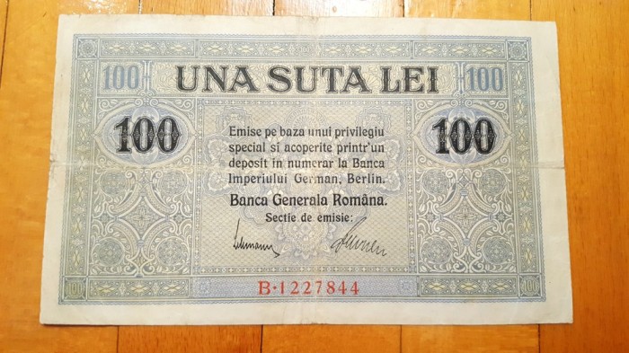 100lei BGR 1917