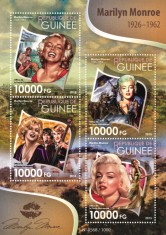 GUINEEA 2015 - Marilyn Monroe/ set complet - colita+bloc MNH foto