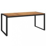 Cumpara ieftin Masa gradina picioare forma de U 180x90x75 cm lemn masiv acacia