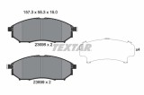 TEXTAR 2369801 set placute frana,frana disc