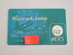 B12 16 - Card bancar foarte vechi - piesa de colectie
