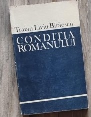 Conditia romanului - Traian Liviu Biraescu foto