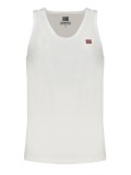 Cumpara ieftin Maiou barbati, cu imprimeu cu logo, Regular fit, Alb (Marime: L)