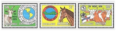 Antilele Olandeze 1979 - Animale domestice, serie neuzata foto