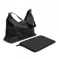 Geanta si Husa Tomtoc Tote pentru Laptop 14inch, Neagra