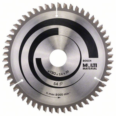 Bosch Panza ferastrau circular Multi Material, 190x30x2.4mm, 54T ProAdvanced PowerfulTools foto