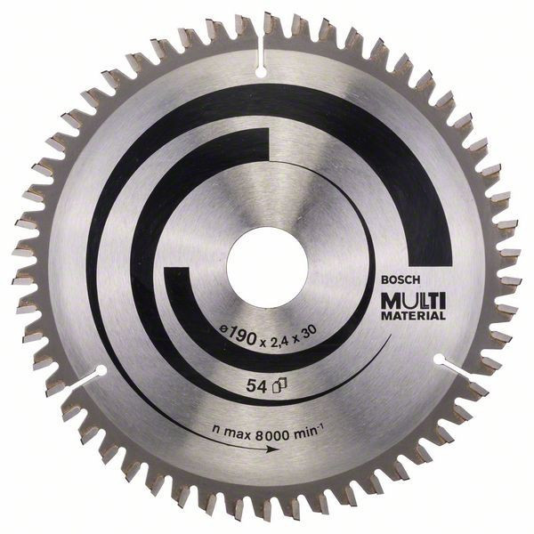 Bosch Panza ferastrau circular Multi Material, 190x30x2.4mm, 54T ProAdvanced PowerfulTools