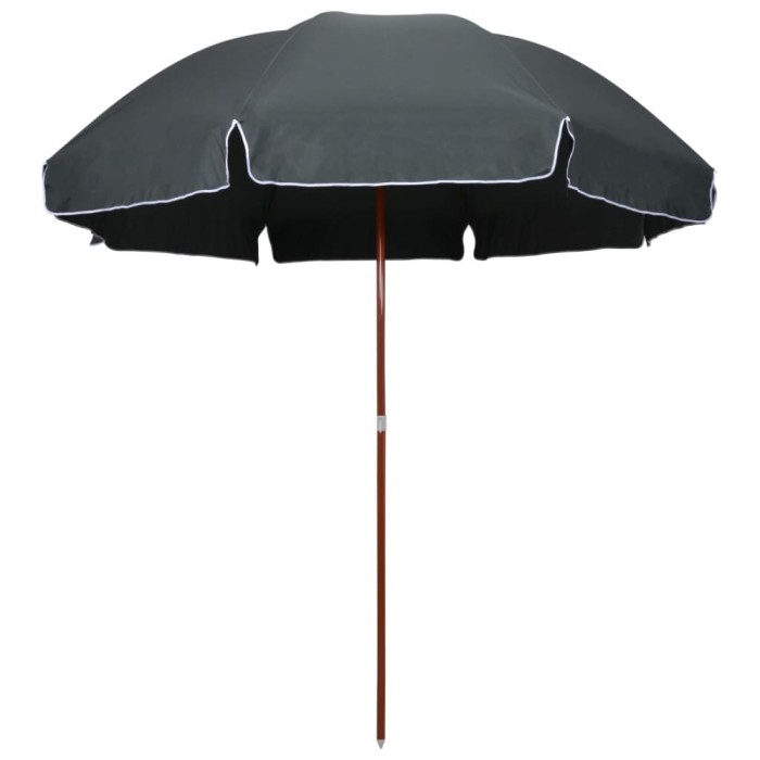 Umbrelă de soare de grădină, st&acirc;lp din oțel, antracit, 300 cm