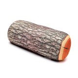 Perna decorativa, in forma de bustean, 36 x 16 cm