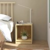VidaXL Noptieră, 35,5x33,5x41,5 cm, lemn masiv de pin 809919