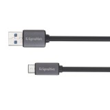 Cablu USB A 3.0-tip C t-t 0.5m KM basic