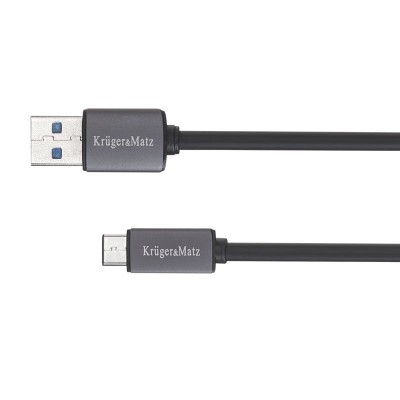 Cablu USB A 3.0-tip C t-t 0.5m KM basic foto