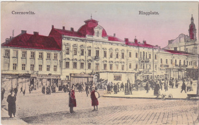 CP Cernauti Czernovitz Ringplatz ND(1916) foto