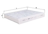Filtru habitaclu KNECHT cu carbon activ LAK472