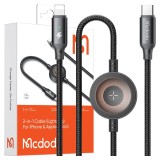 Mcdodo &Icirc;ncărcător Inductiv Pentru Ceas Apple 2In1 Cablu Pentru Iphone Lightning