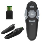 Telecomanda prezentare USB fara fir, Plastic, 2,4 GHz, Negru