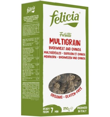 Fusilli Multicereale din Hrisca si Quinoa Eco 250 grame Felicia foto