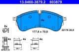 ATE 13.0460-3879.2 set placute frana,frana disc
