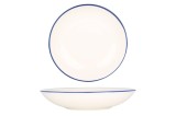 Bonna Farfurie ad&acirc;ncă - Linea Blue - Porţelan - 25 cm (1300cc) - set de 6