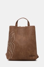 Desigual rucsac GOODALL SAND SUMY MI culoarea maro, mic, 25SAKP07