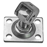 Balama poarta, galvanizata, filet M16, 75x55 mm, lugime reglabila 40-60 mm