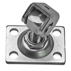 Balama poarta, galvanizata, filet M16, 75x55 mm, lugime reglabila 40-60 mm