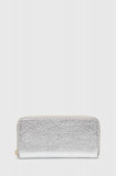 Answear Lab portofel de piele femei, culoarea argintiu