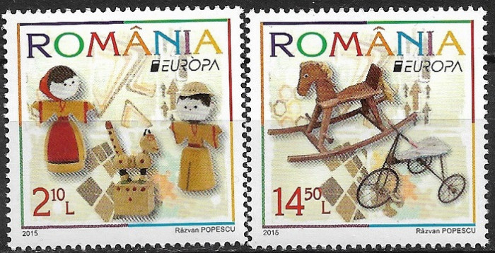 B1438 - Romania 2015 - Europa 2v.,neuzat,perfecta stare