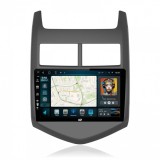Navigatie Chevrolet Aveo 2 (2010-2015) 4GB RAM Android 13 Octacore Slot Sim 4G DSP GPS Wi-FI Carplay Android Auto USB Bluetooth Waze Touchscreen 9 inc