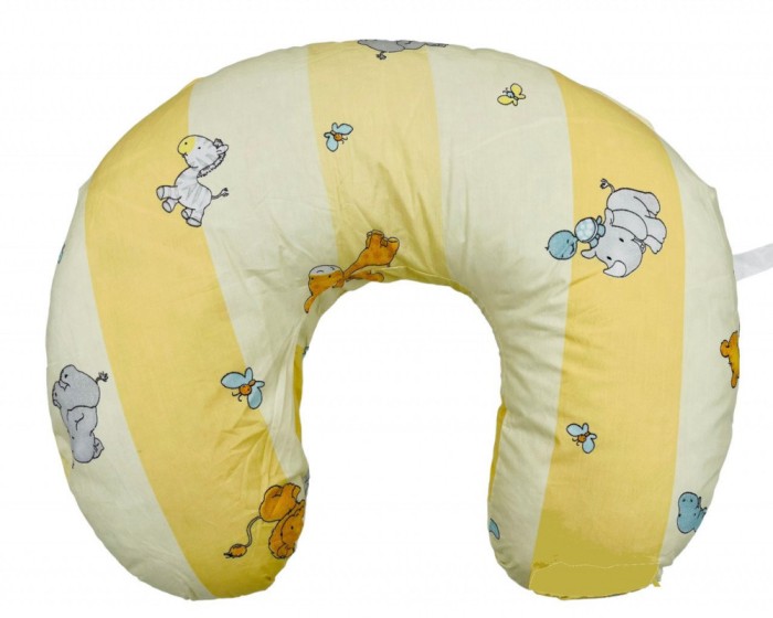 Perna pentru alaptat 2 in 1 nursing pillow zoo, babyjem (culoare: galben)