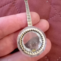 Banjo cristal cu argint 925 Italia