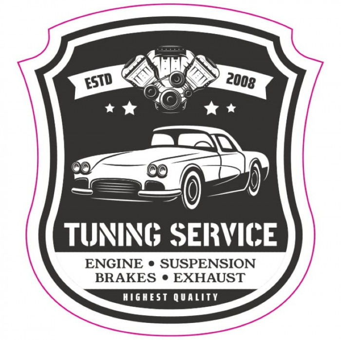 Abtibild Tag Retro Tuning Service 019 281022-16