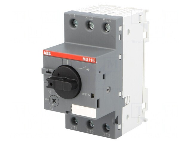 &Icirc;ntrerupător Motor 1,5kW 208-690VAC pentru Șină DIN IP20