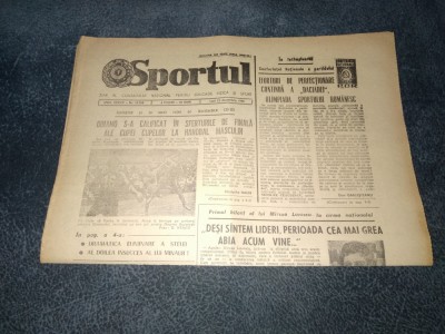 ZIARUL SPORTUL 13 DECEMBRIE 1982 foto