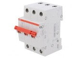 Separator-&icirc;ntrerupător 3 Poli pentru șină DIN 25A 415VAC