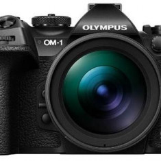 Kit Aparat foto Mirrorless Olympus OM-1 body, 20.4MP, 4K, Bluetooth + obiectiv 12‑40mm F2.8 PRO II (Negru)