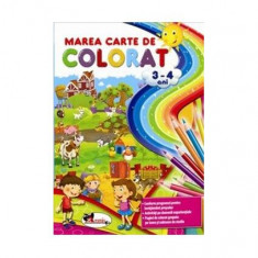 Marea carte de colorat (3-4 ani) - Paperback brosat - *** - Aramis