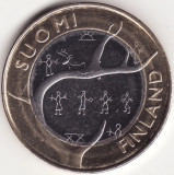 Moneda Finlanda - 5 Euro 2011 - Lapland - Rara