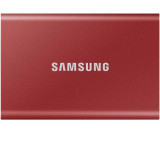 SSD extern Samsung T7 portabil, 2TB, USB 3.2, Metallic Red