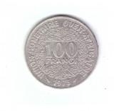 Moneda Africa de Vest 100 francs/franci 1975, stare buna, curata