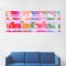 Tablou Canvas, Pictura Artistica Pahare Multicolore - 60 x 150 cm
