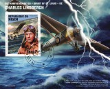 NIGER 2022 - Mari aviatori, Charles Lindbergh, aniversare 95 de ani