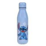 Sticlă de apă pentru copii, 600ml, Bleu cu model Stitch, CMCLASS