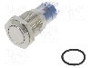 Intrerupator anti-vandalism, ON-ON, &Oslash;16.2mm, BULGIN, MP0045/1E0NN000S